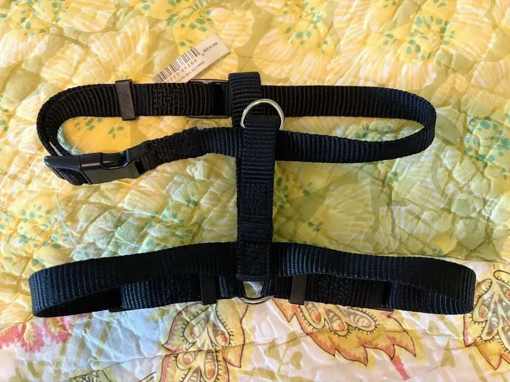 Coastal Pet Products Nylon Comfort Wrap Adjustable Dog Harness, 3/4-Inch, Black
